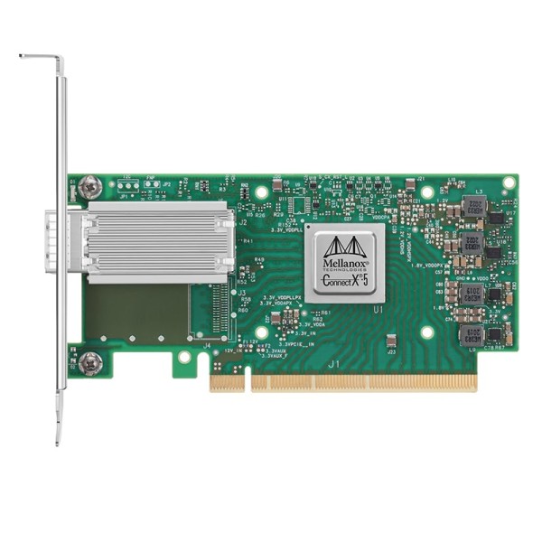 NVIDIA Mellanox MCX515A-CCAT ConnectX®-5 EN Network Interface Card, 100GbE Single-Port QSFP28, PCIe3.0 x16, Tall Bracket