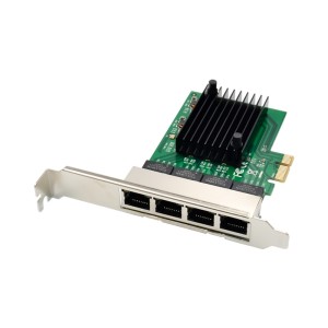 PCIe x1 4-port RJ45 ...