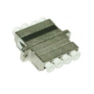 LC Quad Metal Fiber Optic Adapter LC Quad Metal Fiber ...