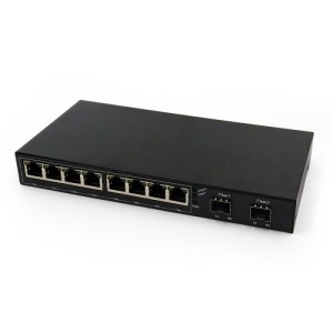 2-port FE SFP & 8-port 10/100Base-T RJ45, Fast Ethernet Switch / SFP Media Converter 2-port FE SFP & ...