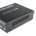 Dual Fiber 10/100/1000Base-TX to 1000Base-EX Gigabit Ethernet Standalone Fiber Media Converter, 1-port Fiber & 1-port RJ45, 1310nm Singlemode, 40km