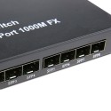 8-port GE SFP & 1-port 10/100/1000Base-T RJ45, Gigabit Ethernet Switch / SFP Media Converter